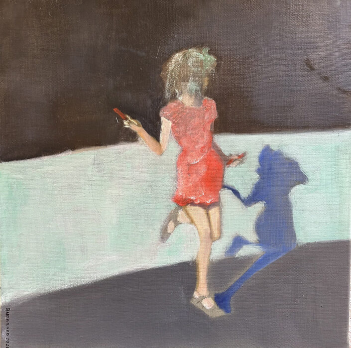 2026 l’ombre qui saute40x40 huile