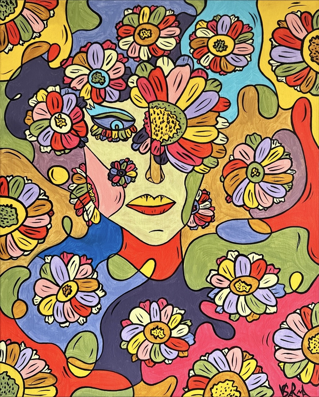 Camomille, 50×40 cm, 2026 Grande