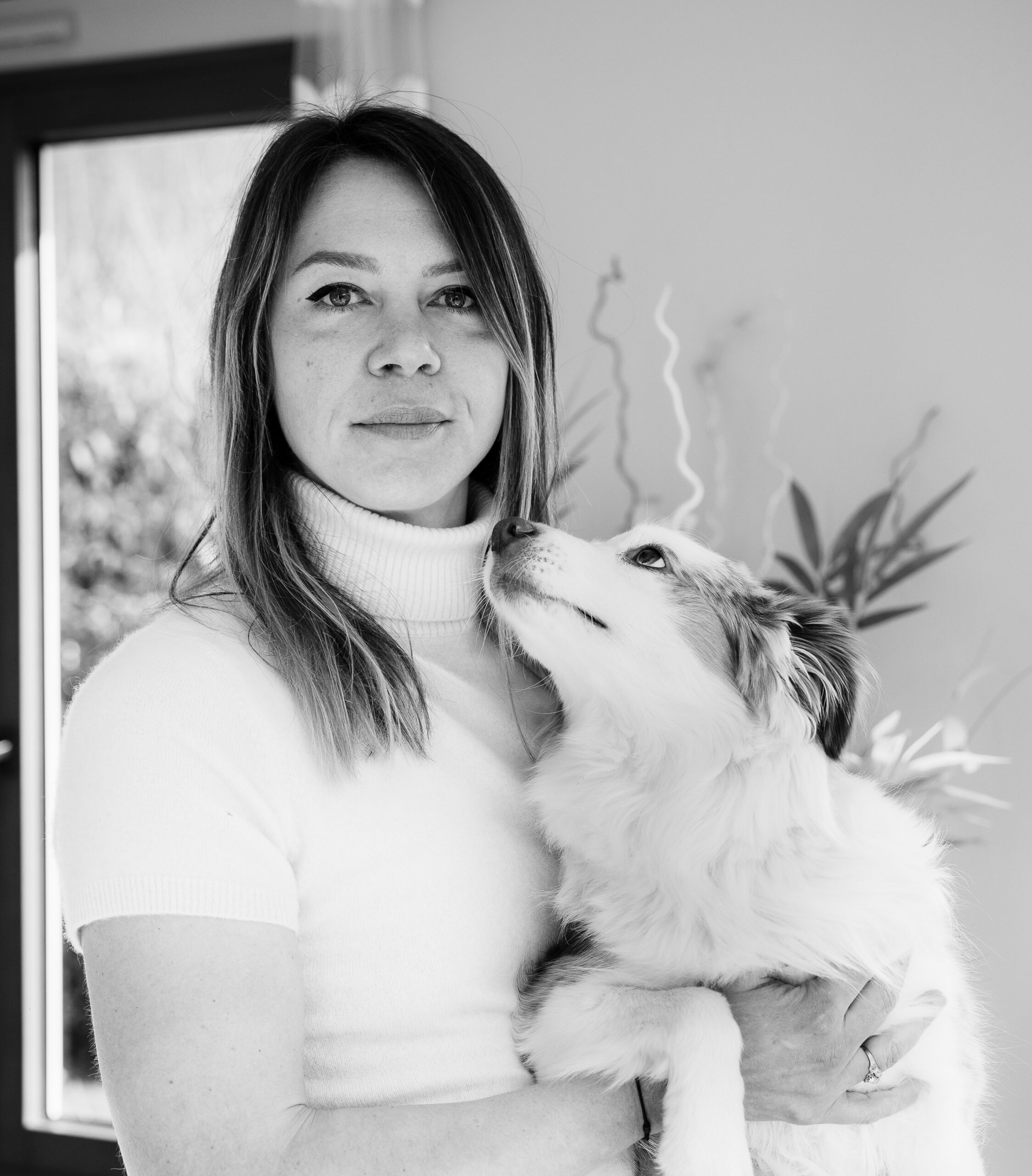 Victoire Chambry portrait NB