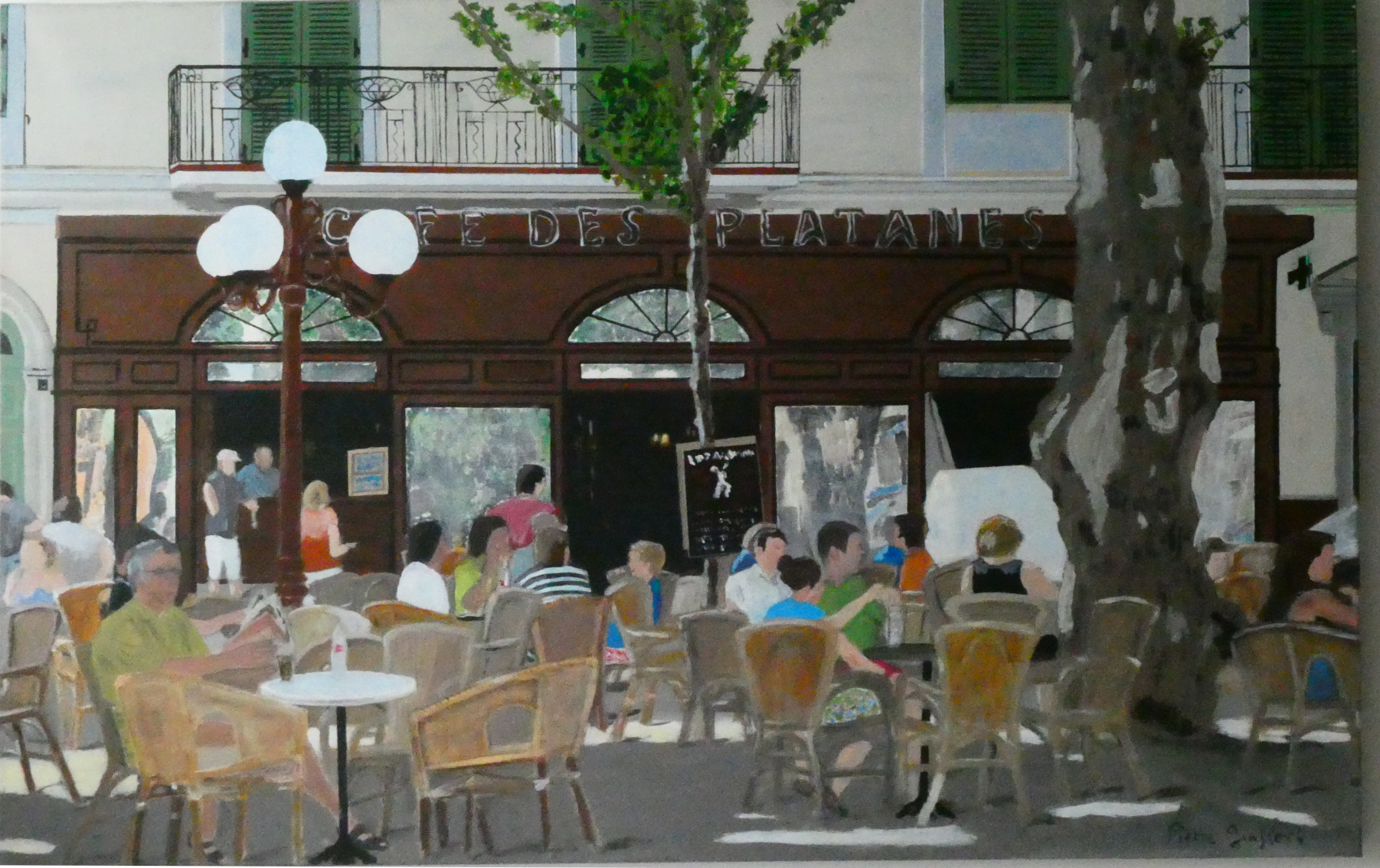 café des platanes